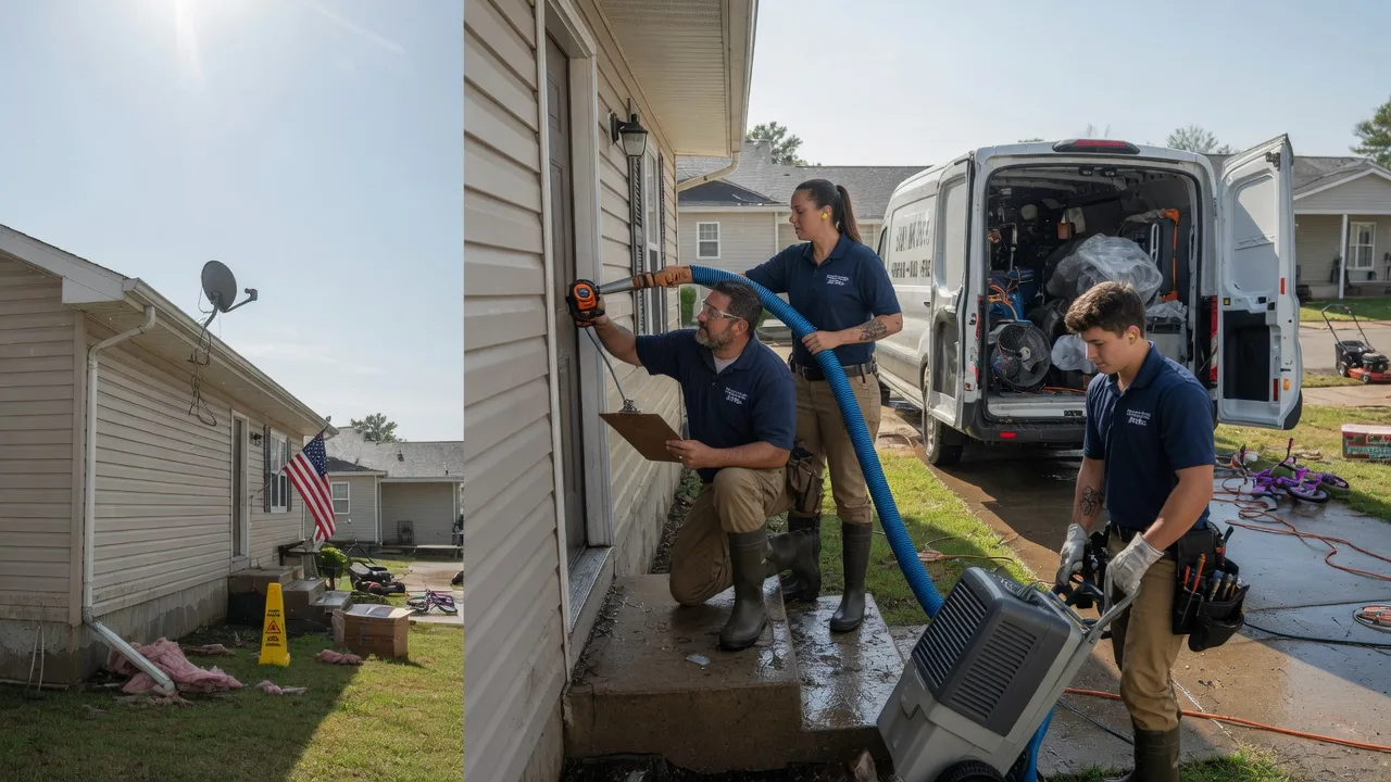 Ceiling Water Damage Restoration in South Haven, KS near me